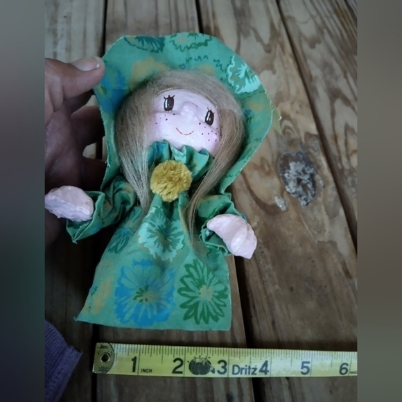 Vintage Paper-mache Doll Papermache 60s 70s - Picture 7 of 8